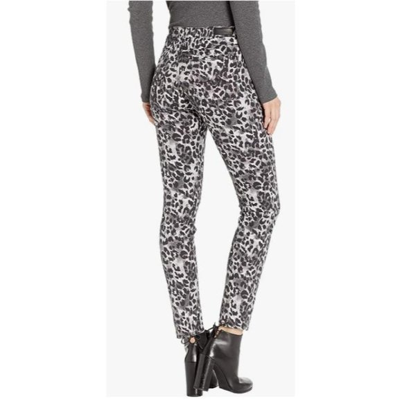 AG Adriano Goldschmied Prima Ankle Cigarette Leopard Stretch Jeans 31R $188 NWOT - Picture 3 of 14